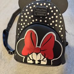 Minnie Mouse Polka Dot Loungefly Backpack 