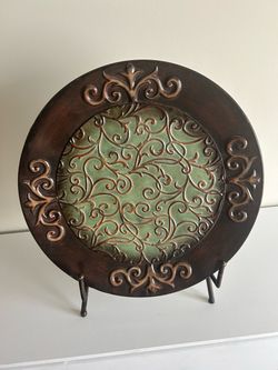 Plate decor.