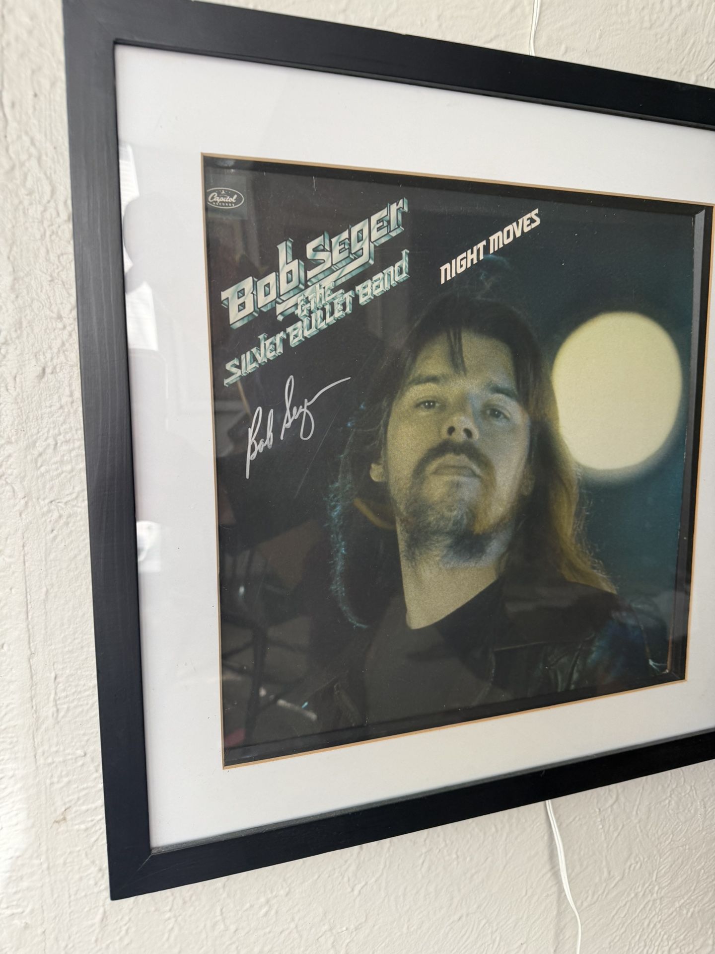 Autographed Bob Segar Album - night moves