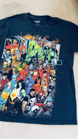 Marvel Characters Graphic T-Shirt Small