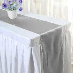 Silver Table Runner