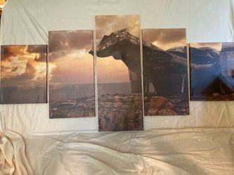 5-piece Firefly wall art