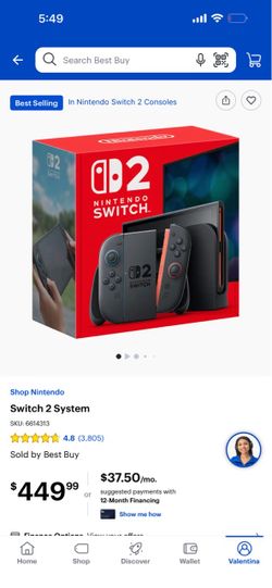Nintendo Switch 2 Console