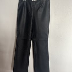 100 % leather pant, size 6, Clio brand