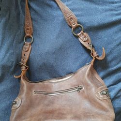 Roots Genuine Leather Hobo Bag