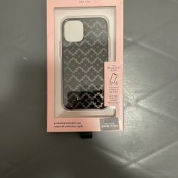 Kate Spade Black Protective Case for iPhone 12 Mini New