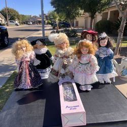 Porcelain Dolls, $7.00 Each