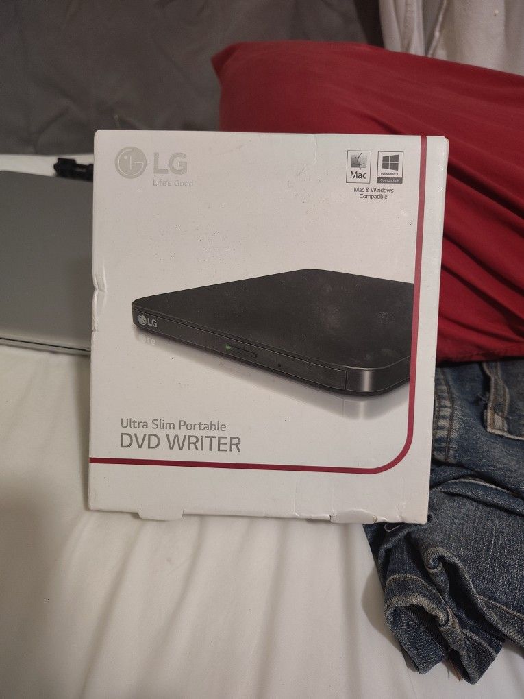 L. G. Slim Portable DVD Writer