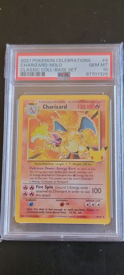 Celebrations charizard PSA10