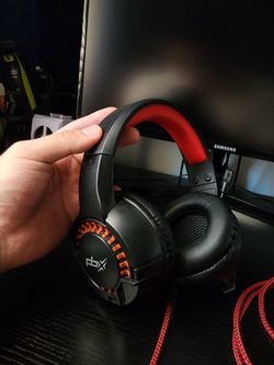 Vibrating LED Gaming Headphones