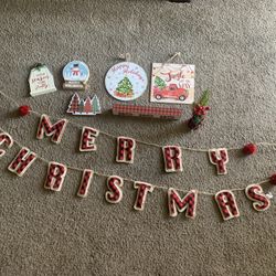 Christmas Plaid decorations 