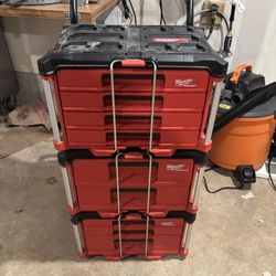 Milwaukee Packout Utility Cart And Drawers