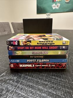 Blu Ray Movies With Slipcovers Lot