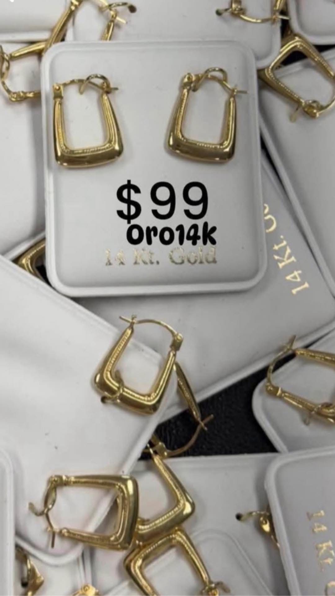 Argollas De Oro 14 K