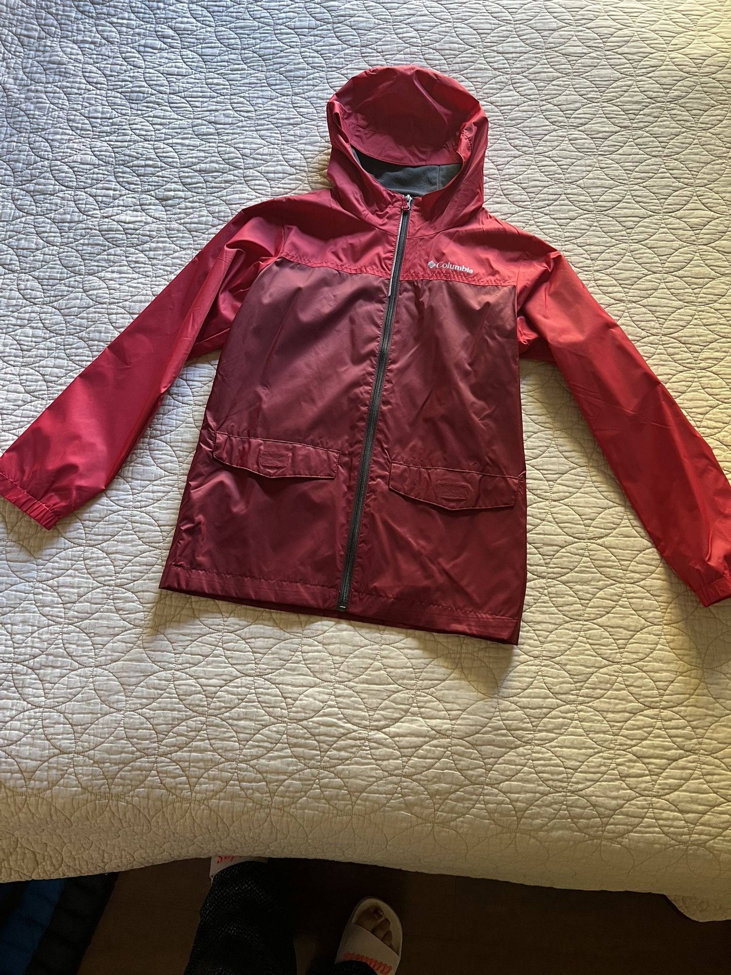 Columbia Windbreaker Jacket For Boys Sz M