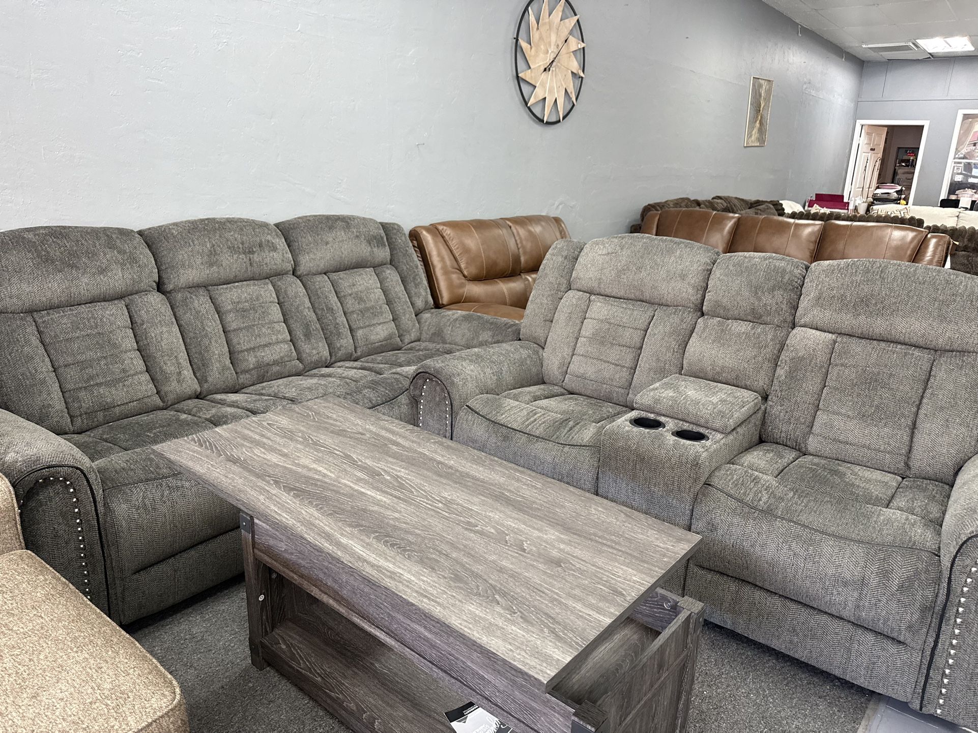 Grey Sofa And Loveseat Recliner