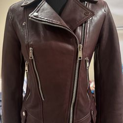 AllSaints Designer Leather Jacket
