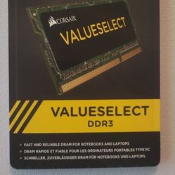 CORSAIR - ValueSelect 16GB (2PK x 8GB) 1333MHz DDR3 C9 So-DIMM Laptop Memory - Multi