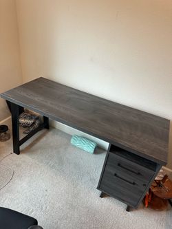 Dark desk