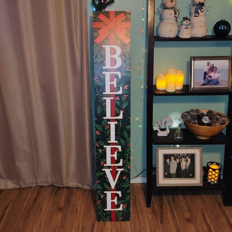 Believe Christmas Decor