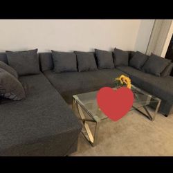 U Sectional Furniture Pillows Included. Brand New