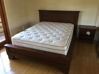 Queen-size bed + Side Tables