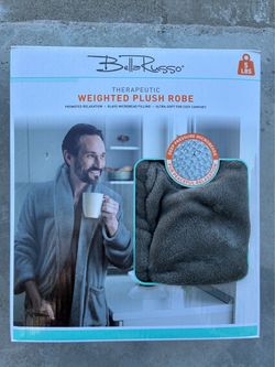 Bella Russo Therapeutic Weighted Plush Robe 5 lbs