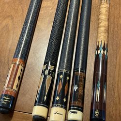Collectable Pool Cues