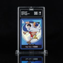 One piece dodgers luffy don card TAG 9