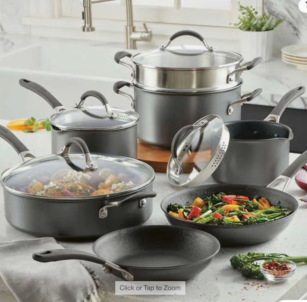 CIRCULON Cookware Set Scratchdefense EXTREME Non Stick A1 Series 11 Piece