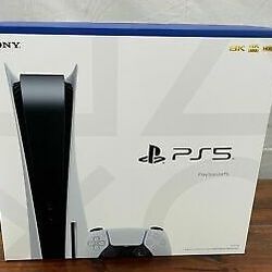 NEW PS5 PlayStation 5 White Console Disc Edition Version SEALED

