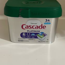 Cascade Platinum Pods Dishwasher Pods - 34ct