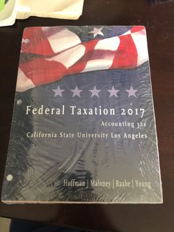 Federal Taxation 2017 Accounting CSULA