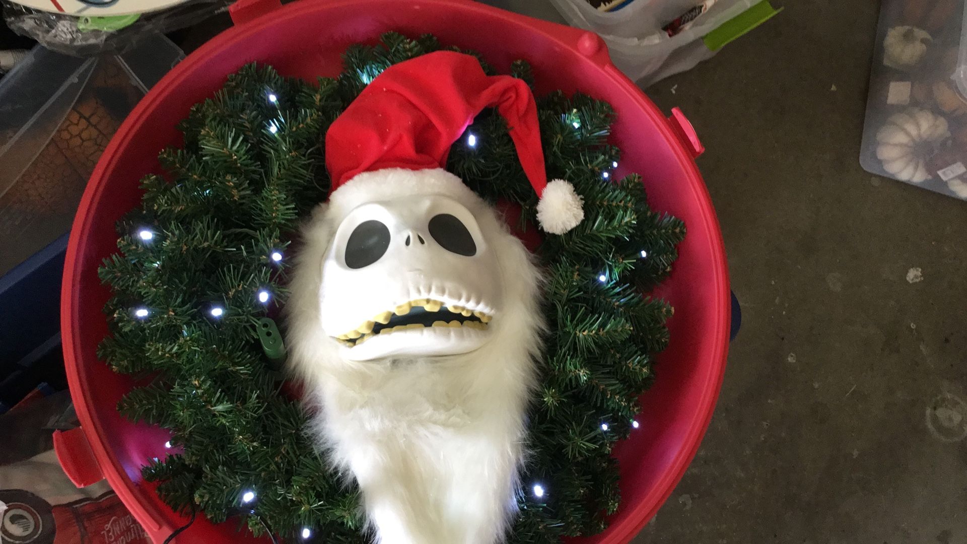 New In Box. Jack Skellington Nightmare Before Christmas Wreath