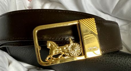 Large Brown Celine Belt