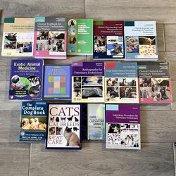 14 Veterinary Technician Textbooks