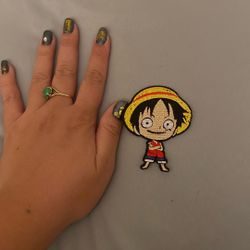Straw Hat Embroidered Luffy Patch