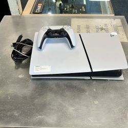 PlayStation 5 Slim Digital Version With Controller And Hookups