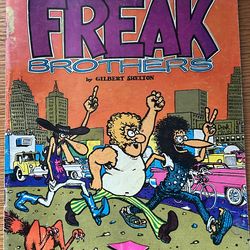 Vintage Fabulous Furry Freak Brothers Comic Book by Gilbert Shelton