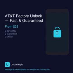 Unlock AT&T iPhone or Samsung — Official