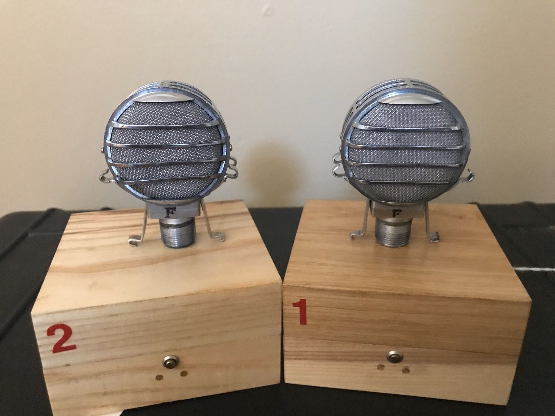 RARE Lomo Russian Tube Microphones, set of 2