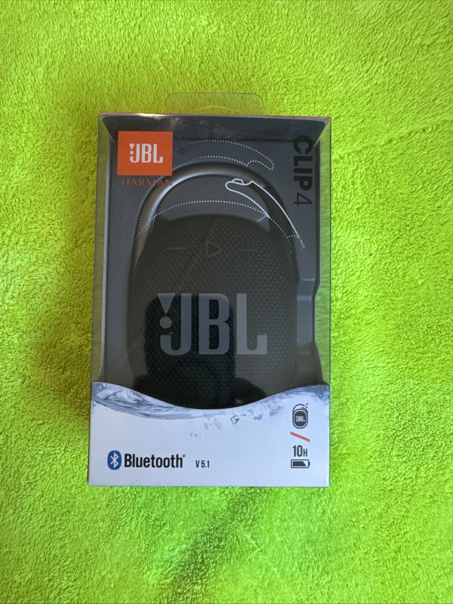 JBL - CLIP4 Portable Bluetooth Speaker - Black
