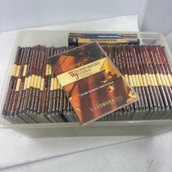 Lot of 52 DVDs Woodworker’s Journal - Woodworking Skills Video Collection