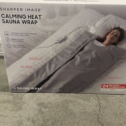 Sharper Image Calming Heat Sauna Wrap