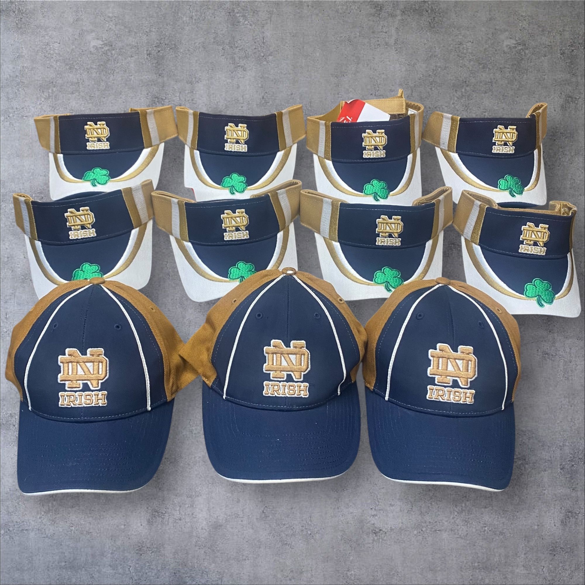 11 New with Tags Twins Enterprise Notre Dame Fighting Irish Hats
