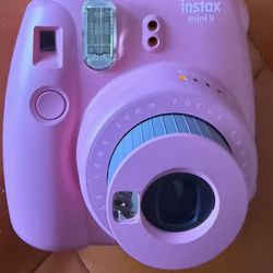 NEW PINK FUJI INSTAX MINI 9  CAMERA TESTED WORKS