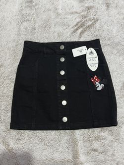 Disney Minnie Mouse Girls Size Small Denim Skirt