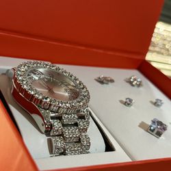 Diamond Watch Set - Fashion Nova
