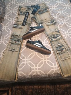 Adidas Samba Sneakers Black White Gum Sole