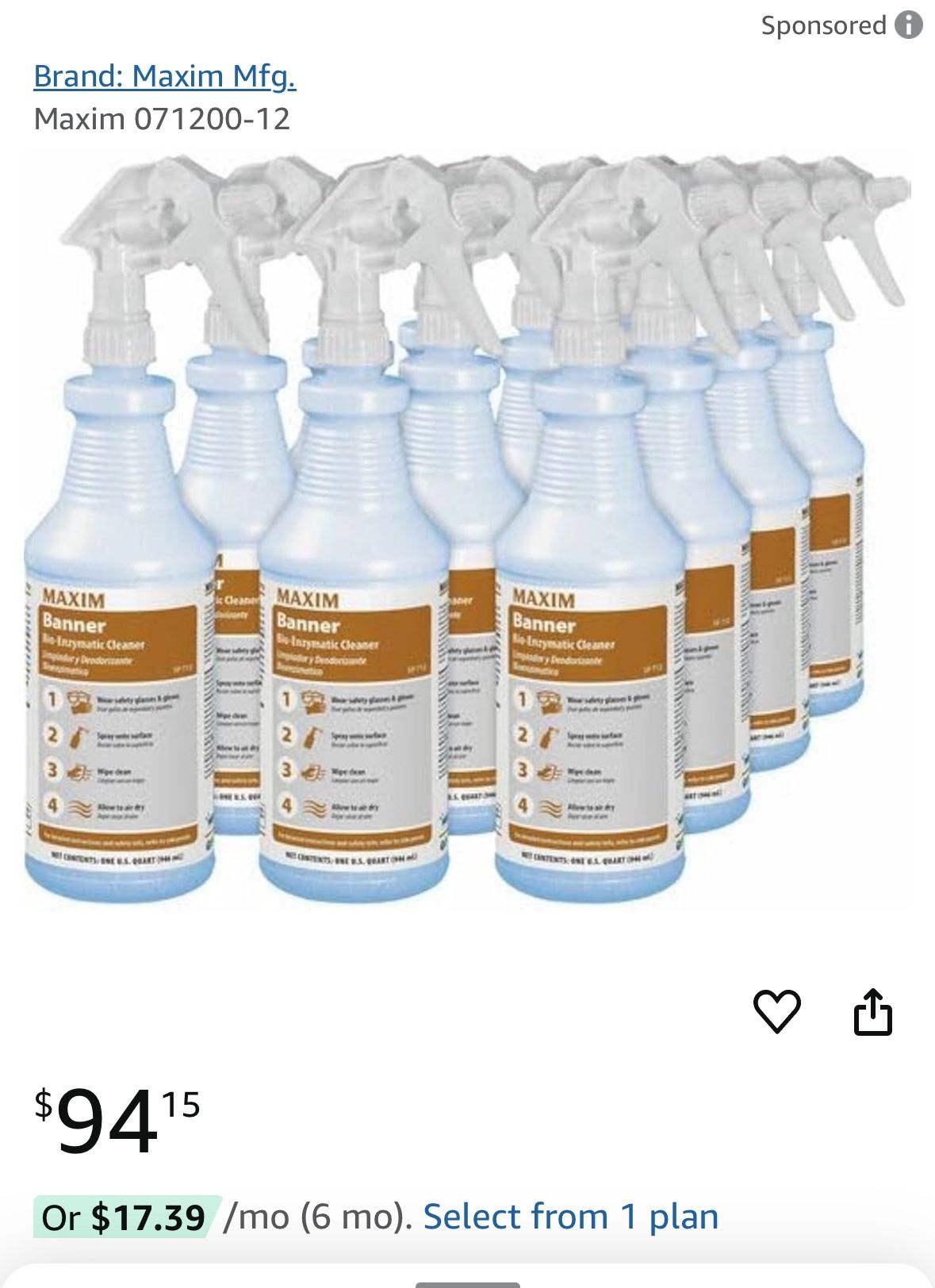 Maxim Stillbrite Stainless Steel Cleaner